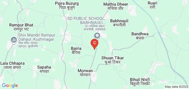 Babu Vishnu Pratap Singh Smarak Mahavidyalaya, Kushinagar Map