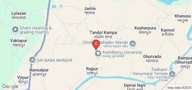 College of Fisheries Science, Himmatnagar Map