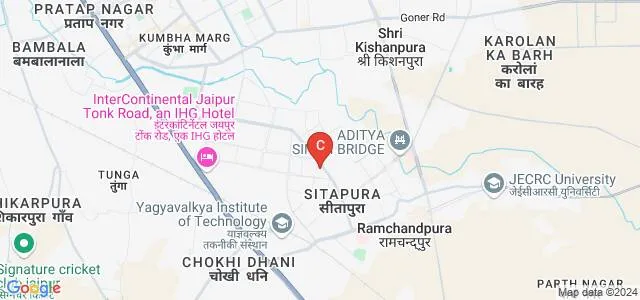 Poornima School of Management, Jaipur Map