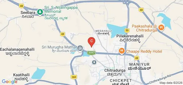 Basaveshwara Medical College and Hospital, Chitradurga Map