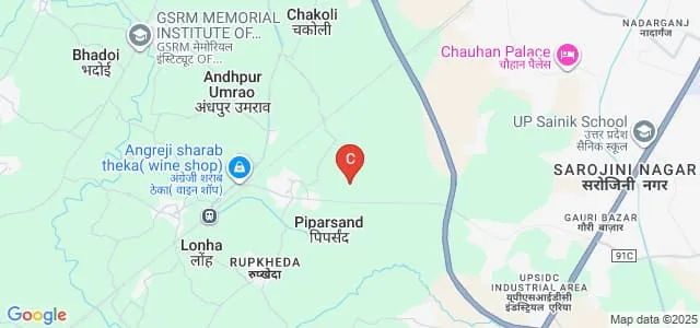 The Study Hall College, Lucknow Map