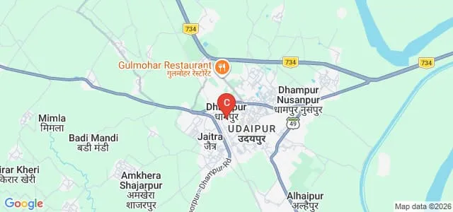 Dharamveer Degree College, Bijnor Map