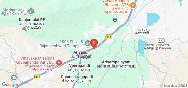 Vinayaka Mission's Sankarachariyar Dental College, Salem Map