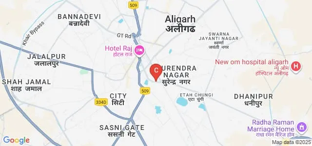 Shri Varshney College, Aligarh Map