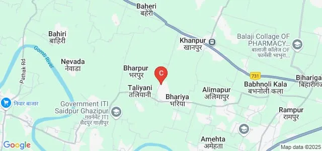 Ramadhar College of Pharmacy, Ghazipur Map