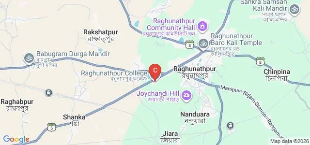 Raghunathpur College, Purulia Map