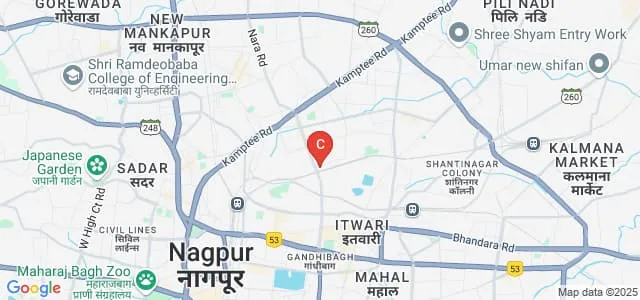 Dada Ramchand Bakhru Sindhu Mahavidyalaya, Nagpur Map