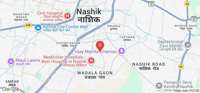 Ashoka College of Education, Nashik Map