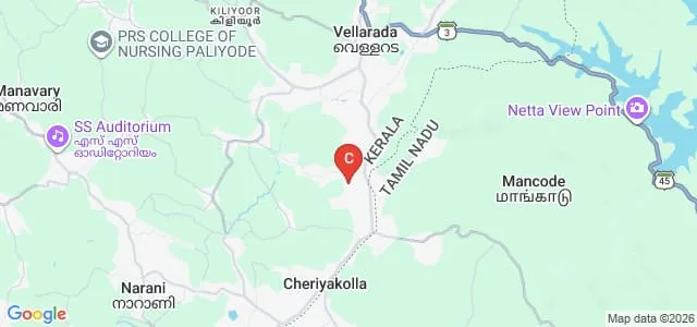 White Memorial College of Arts and Science for Women, Thiruvananthapuram Map