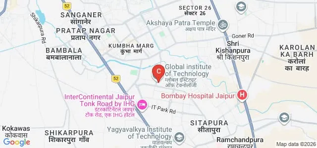 Global Institute of Technology, Jaipur Map
