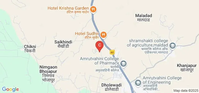 Rukhmini Ayurvedic Medical College, Sangamner Map