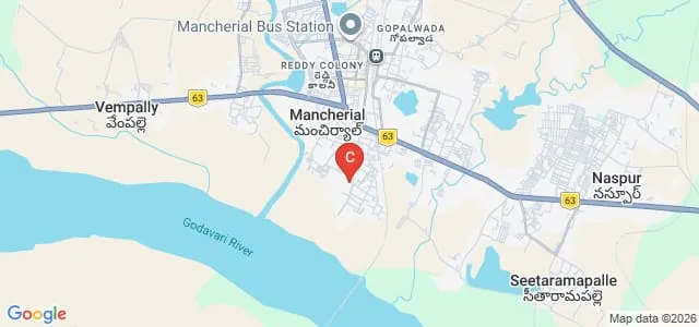 Government Degree College, Mancherial Map