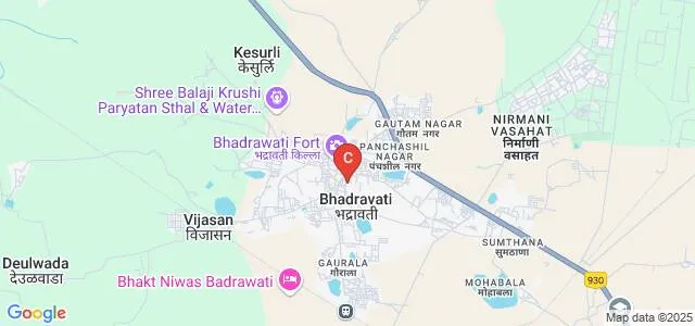 Matoshri Nilimatai Shinde Kala Vanijya Vidnyan Mahila Mahavidyalaya, Chandrapur Map