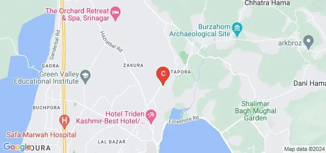 Srinagar Women College, Zakura, Srinagar Map
