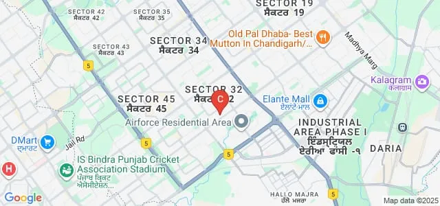 Regional Institute of Co Operative Management, Chandigarh Map
