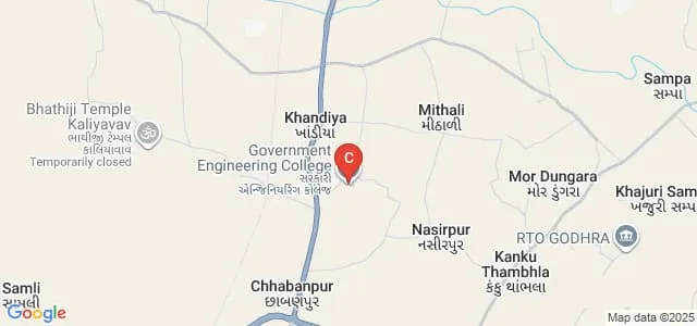 Government Engineering College, Godhra Map