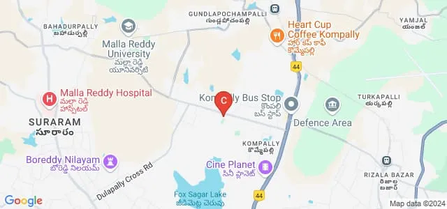 St Martin's Institute of Business Management, Dhulapally Map