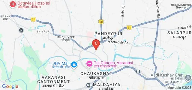 Pt Ram Pravesh Chaubey Mahavidhyalaya, Varanasi Map