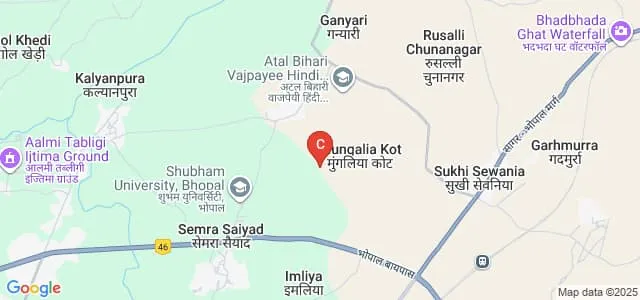 Bagula Mukhi College of Architecture and Planning, Bhopal Map