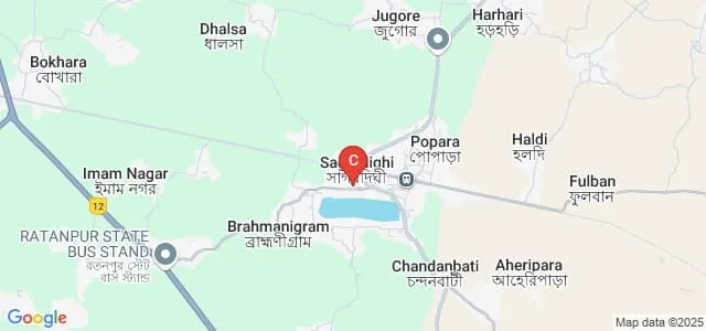 Sagardighi Kamada Kinkar Smriti Mahavidyalaya, Murshidabad Map