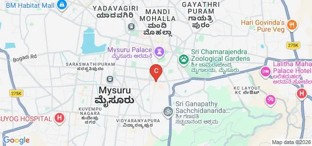 JSS Institute of Speech and Hearing, Mysore Map