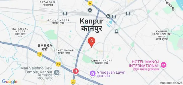 Brahaspati Mahila Mahavidyalaya, Kanpur Map