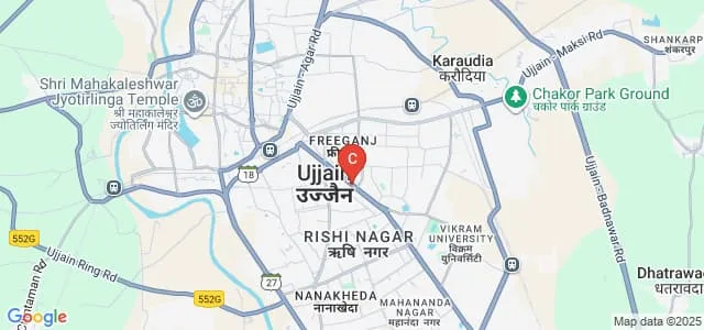 Nirmala College, Ujjain Map