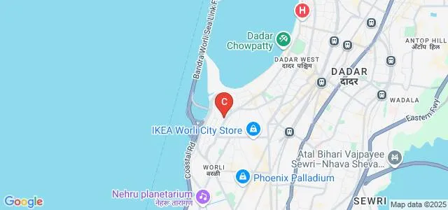 Sasmira Institute of Man Made Textiles, Mumbai Map