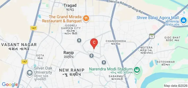 Varahi Education College, Sabarmati Map