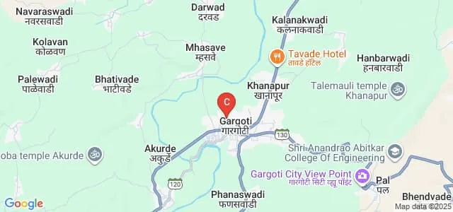Karmaveer Hire Arts Science Commerce and Education College, Gargoti Map