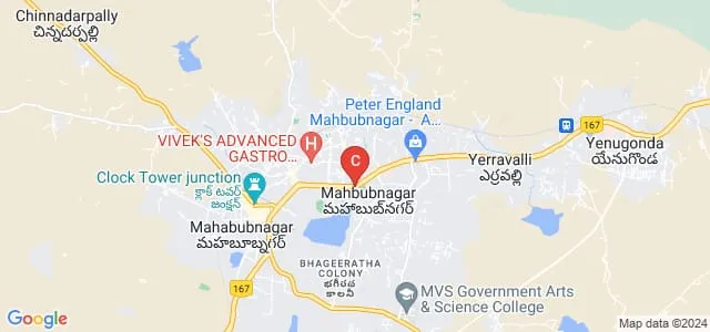 Telangana Tribal Welfare Residential Degree College for Women, Mahabubnagar Map