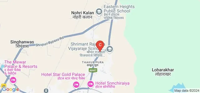 Ambika Institute of Management, Shivpuri Map