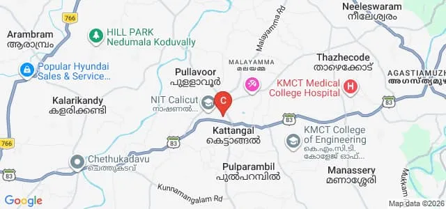 National Institute of Electronics and Information Technology, Calicut Map