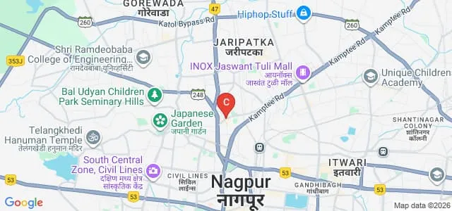 Government Institute of Hotel Management and Catering Technology, Nagpur Map