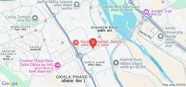 Asia-Pacific Institute of Management, New Delhi Map