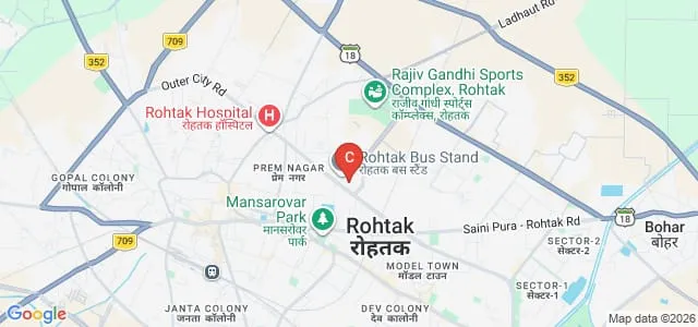 KVM College of Education, Rohtak Map