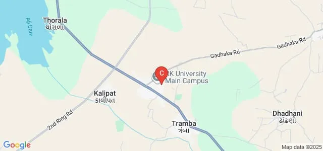 School of Physiotherapy, RK University, Rajkot Map