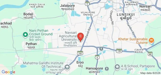 Polytechnic in Agriculture, Navsari Agricultural University, Vyara Map