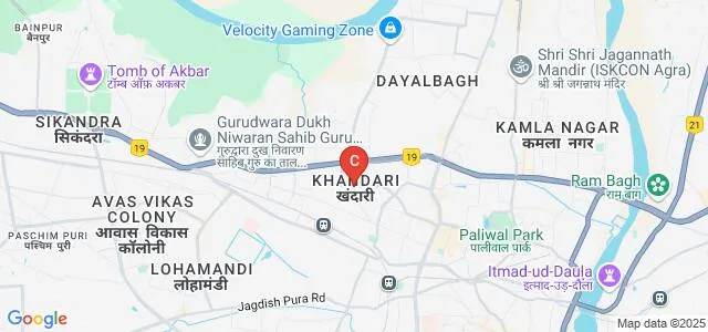 SPCJ Institute of Management, Agra Map