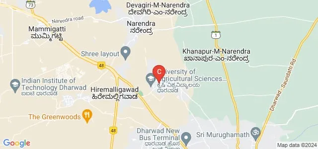 College of Community Science, Dharwad Map