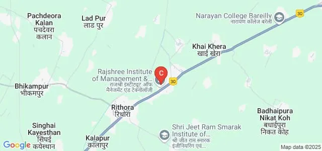 Rajshree Ayurvedic Medical College and Hospital, Bareilly Map