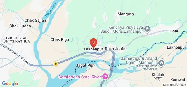 Cosmic College of Education, Lakhanpur Map