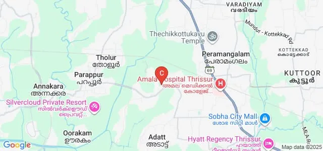 IES College of Architecture, Thrissur Map