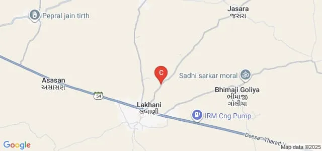 Shree Krishna Arts College, Lakhani Map