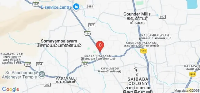Government College of Technology, Coimbatore Map