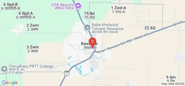 Choudhary TT College, Hanumangarh Map