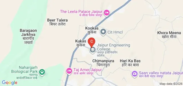 Arya College of Engineering and IT, Jaipur Map