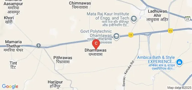 Government Polytechnic Cum Multi Skill Training Centre, Dhamlawas Map