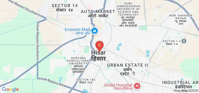 Chhaju Ram Memorial Jat College, Hisar Map