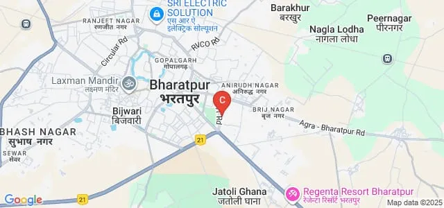 Government Law College, Bharatpur Map
